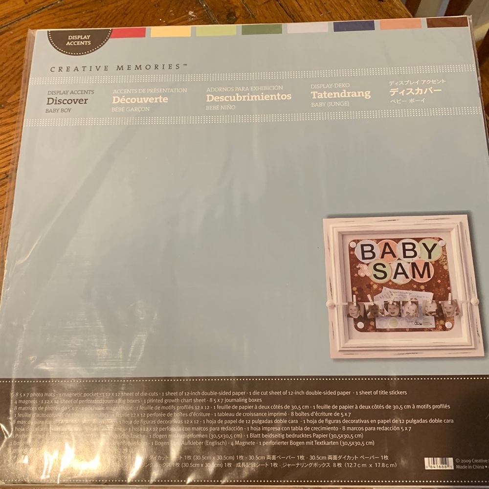 Creative Memories Discover Baby Accents